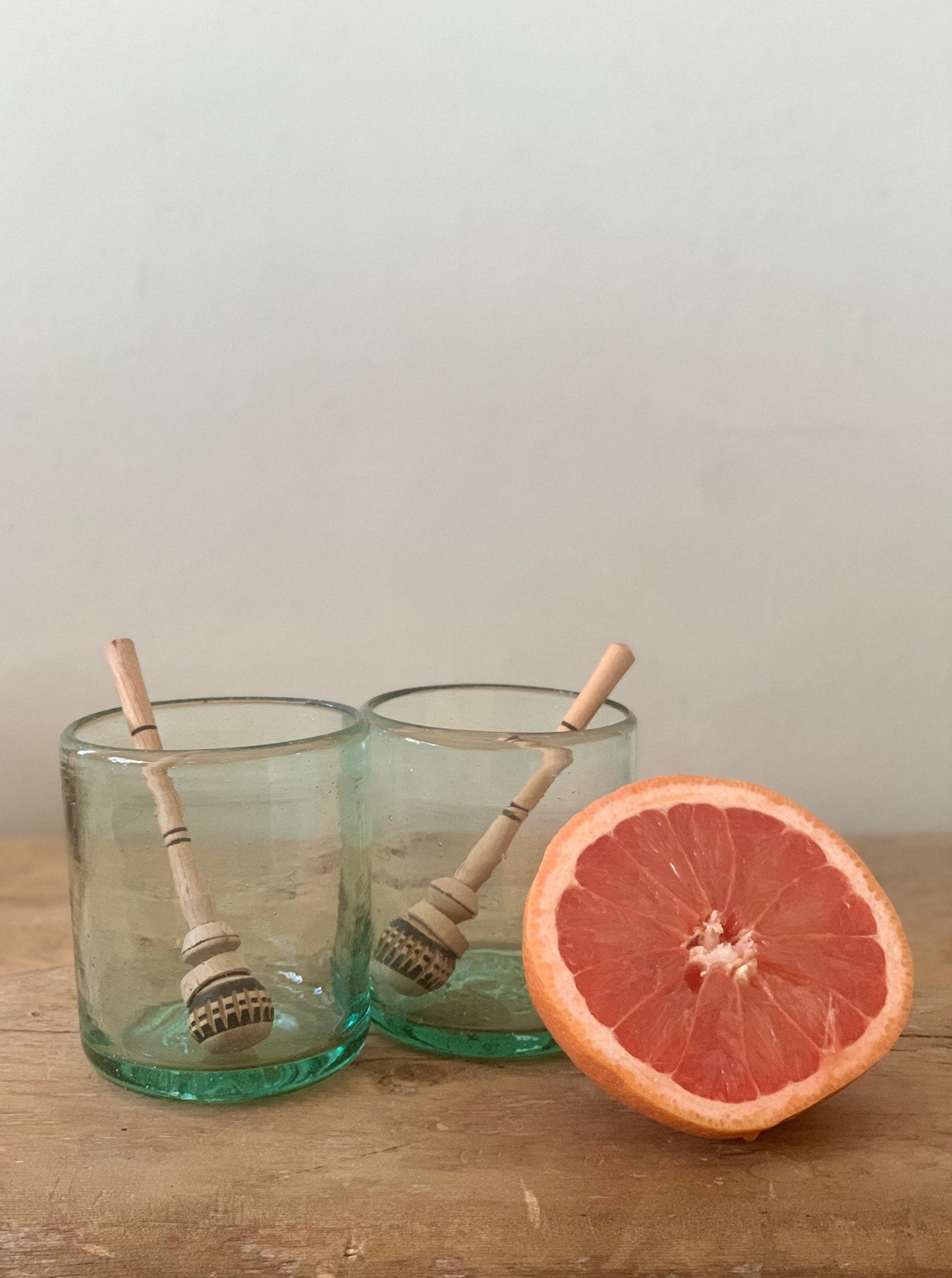 Blown Glass Tumbler Set