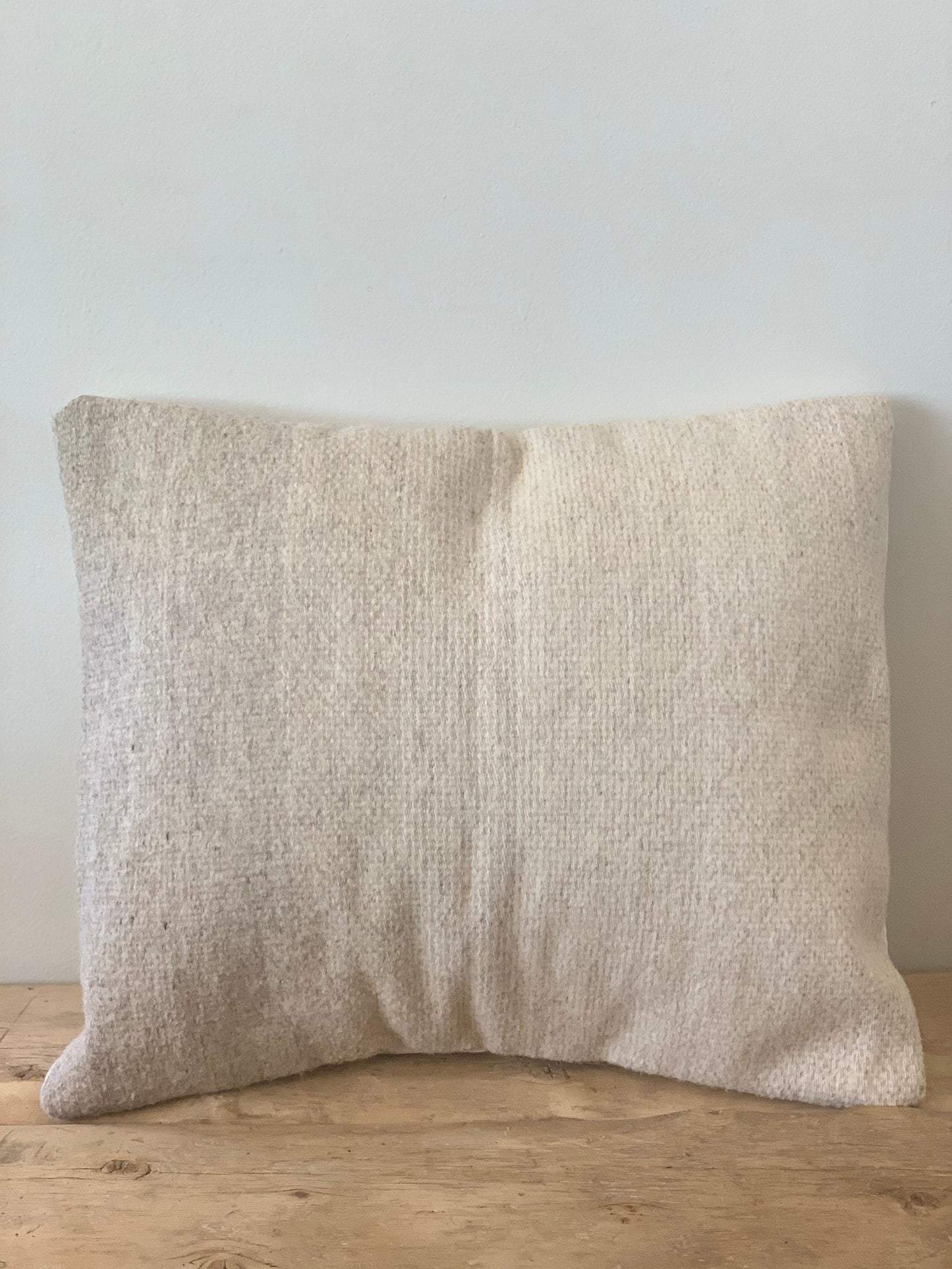 Natural Wool Pillow Cover, Greige