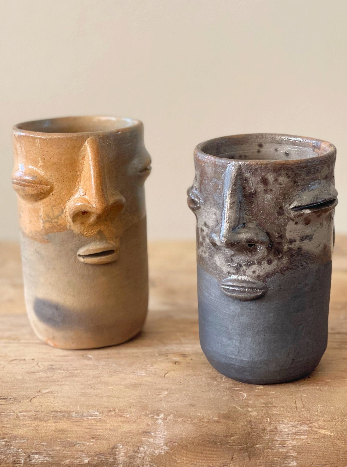 Vaso con Cara