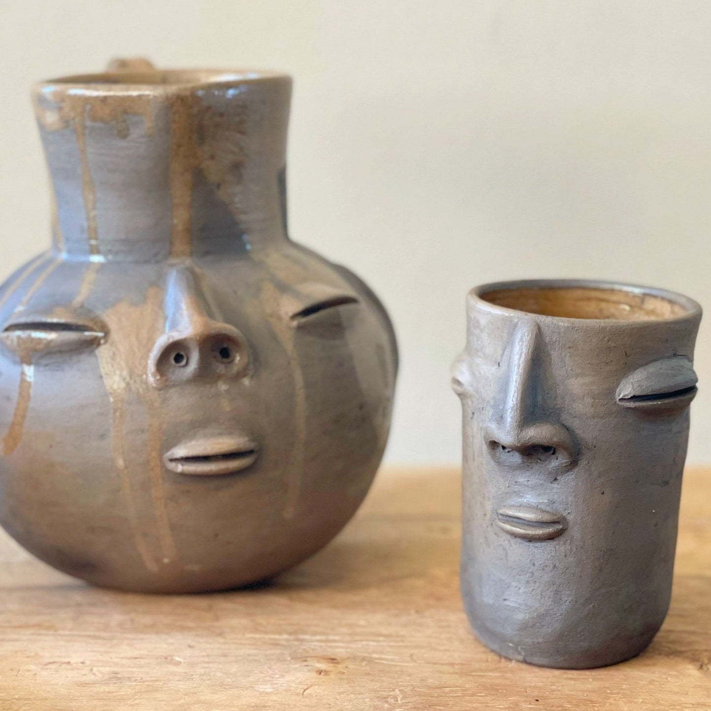 Vaso con Cara