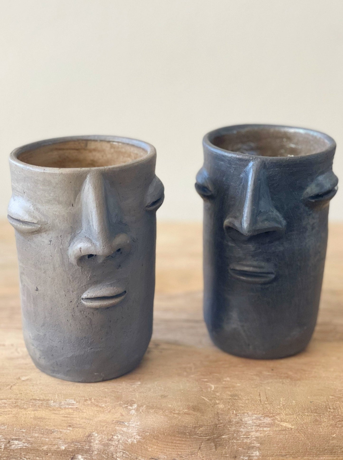 Vaso con Cara